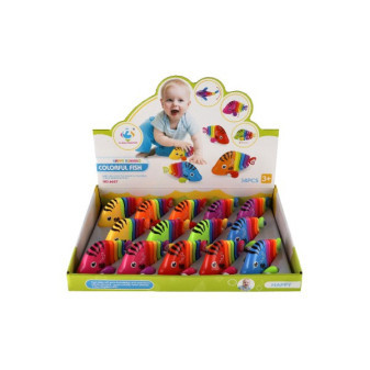Rybka/Ryba na kluczyku plastikowa 11 cm, mix kolorów