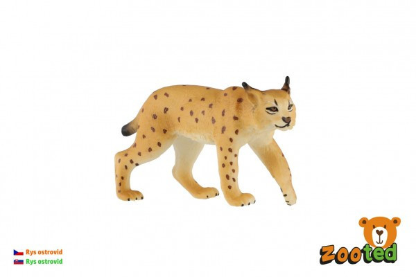 Ryś zooted plastikowy 9cm w torbie