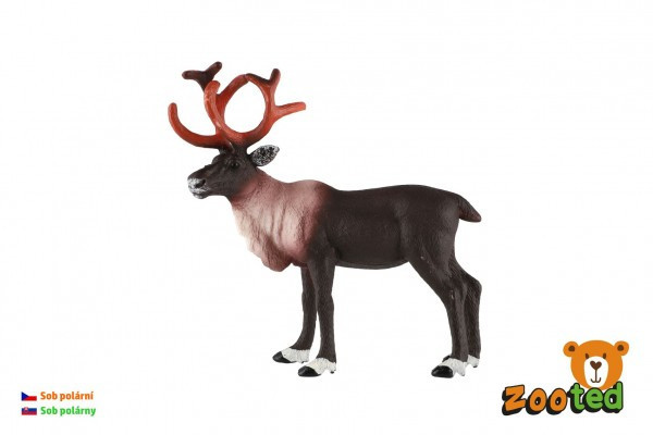 Renifer polarny zooted plastik 15cm
