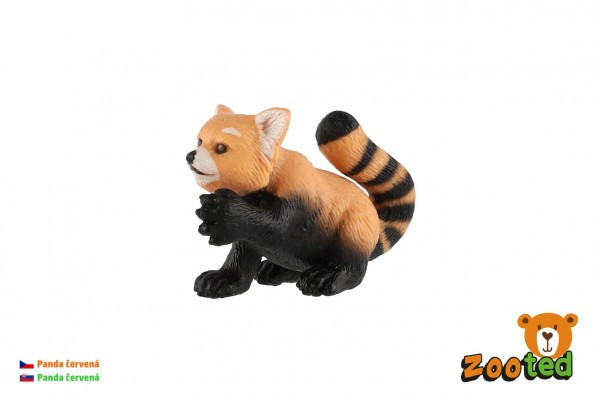 Panda czerwona zooted plastikowa 5cm w woreczku