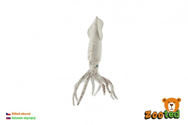 Kalmary zooted plastikowe 15cm w woreczku