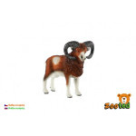 Muflon Europejski zooted plastikowy 8cm w torbie
