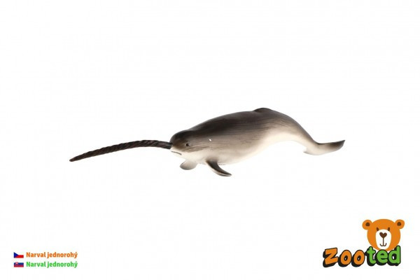 Narwal jednorożec zooted plastik 20cm