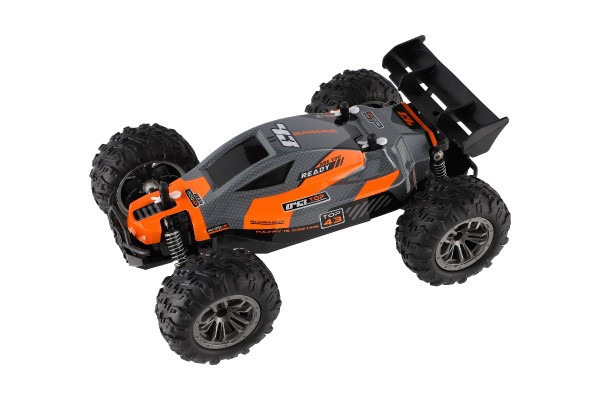 Samochód RC Buggy speed 2,4 GHz plastikowy 25 cm na baterie pomarańczowy w pudełku 31x14x18cm