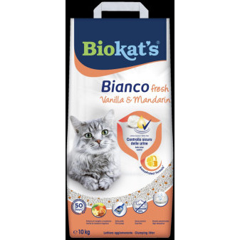 Pościel BIOKATS BIANCO FRESH wanilia i mandarynka 10KG