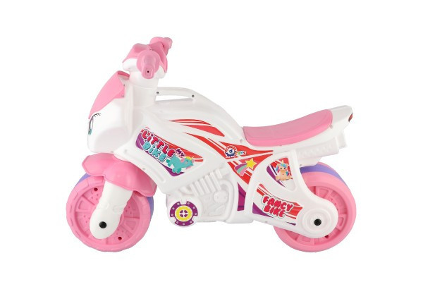 Zderzak motocyklowy różowo-biały plastik w torbie 35x53x74cm 24m+