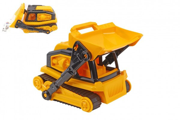 Spychacz z plastikowymi gąsienicami 30cm do swobodnego poruszania się w siatce