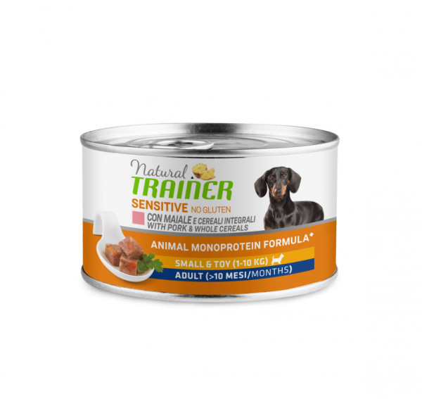 Karma trenerska w puszce Natural SENS NGl AD S&T pork&grain. 150g LT