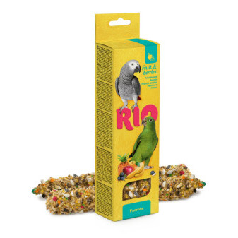 RIO Pałeczki dla dużych papug z owocami 2x90g