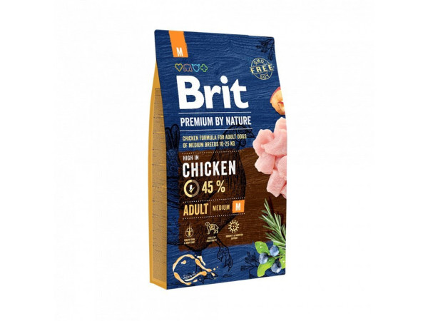 Brit Premium by Nature Adult M 8kg