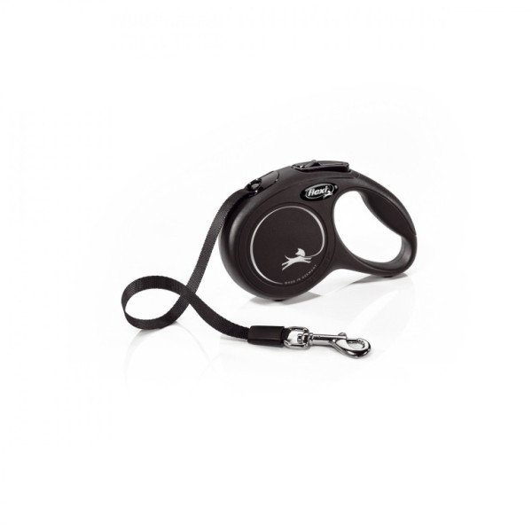 Pas Flexi New Classic XS 3m/12kg czarny