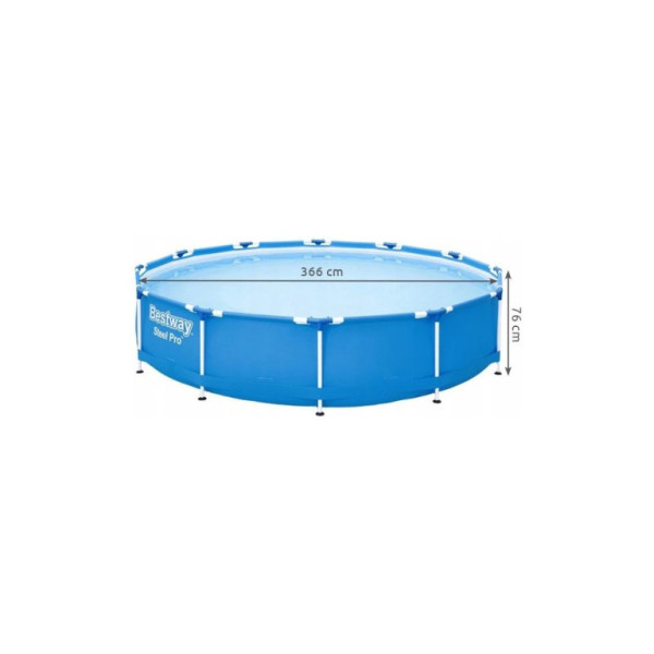 Bestway Steel Pro 3,66 x 0,76 m 56681 + Filtracja wkładowa