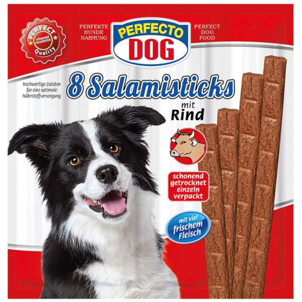 Perfecto Dog salami z wołowiną 8 szt