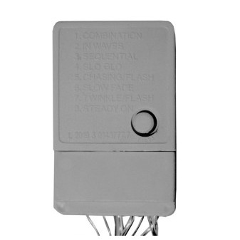 Aga łańcuch świąteczny 100 LED Ciepła biel