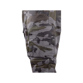 Spodnie CXS CAMO, męskie, w kamuflażu, z odpinanymi nogawkami