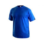 Koszulka CXS DANIEL, krótki rękaw, średni niebieski, rozmiar XL
