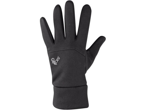 Rękawiczki CXS LODUR, zimowe, czarne, odblaskowe druk