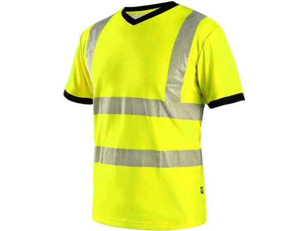 T-shirt CXS RIPON, ostrzegawczy, męski