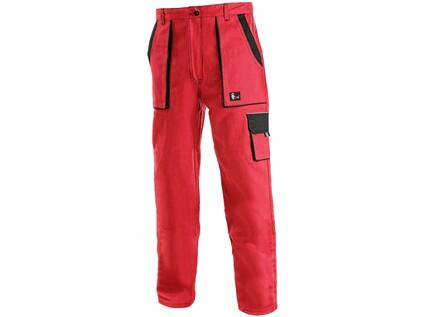 Spodnie CXS LUXY ELENA, damskie, czerwono-czarne, rozmiar 56