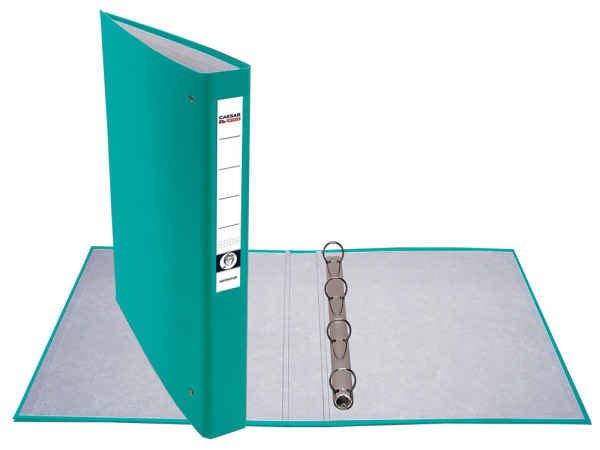 Segregator 4-pierścieniowy A4 4cm Imperator PP, turkusowy 105937