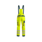 Spodnie odblaskowe CXS BEDFORD, męskie, softshell, żółto-petrol, rozmiar 46