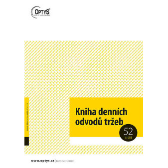 OP 1095 Księga dziennych opłat akcyzowych A4 52 ark