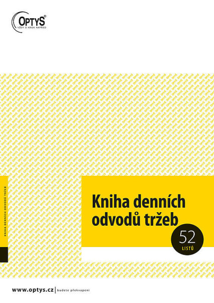 OP 1095 Księga dziennych opłat akcyzowych A4 52 ark