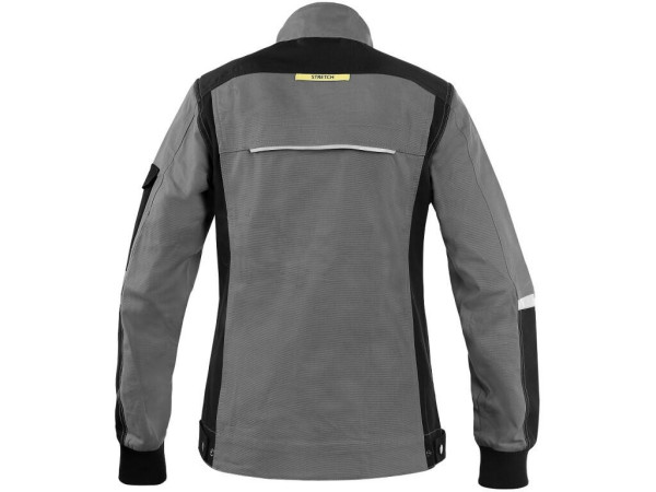 Bluzka CXS STRETCH, damska, szaro-czarna, rozm 48