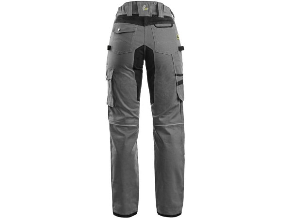 Spodnie CXS STRETCH, damskie, szaro - czarne