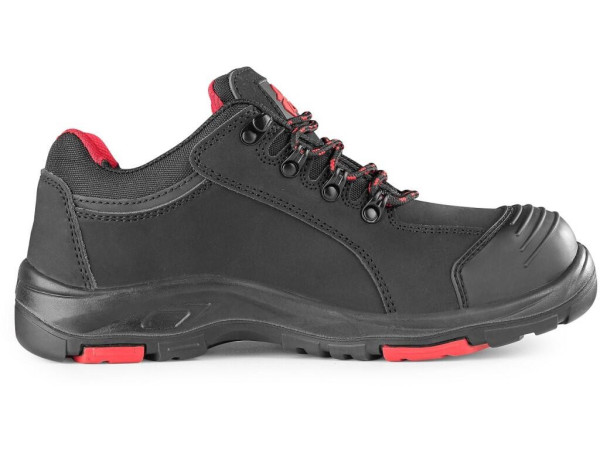 Buty CXS ROCK APLIT S3, półbut, czarno-czerwone, rozm 46