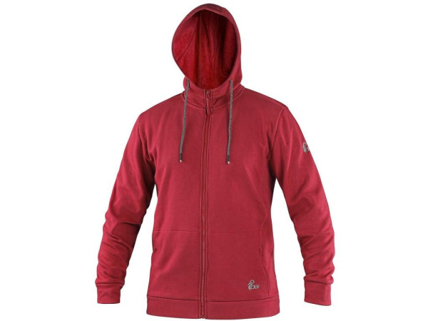 Bluza CXS HARRISON, męska, czerwona, rozm M