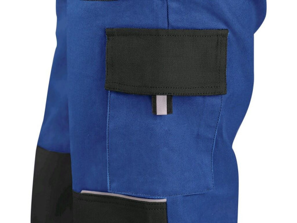 Spodnie CXS LUXY JOSEF, męskie, niebiesko-czarne, rozmiar 46