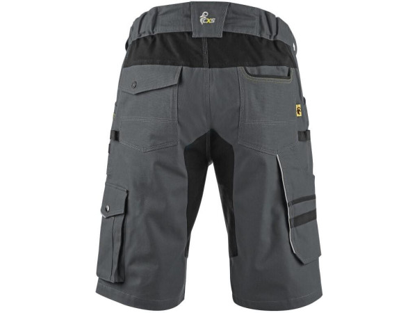 Szorty CXS STRETCH, męskie, ciemnoszaro-czarne, rozmiar. 50