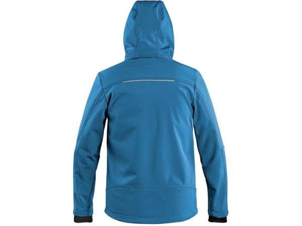 Kurtka CXS STRETCH, dziecięca, softshell, średni niebieski