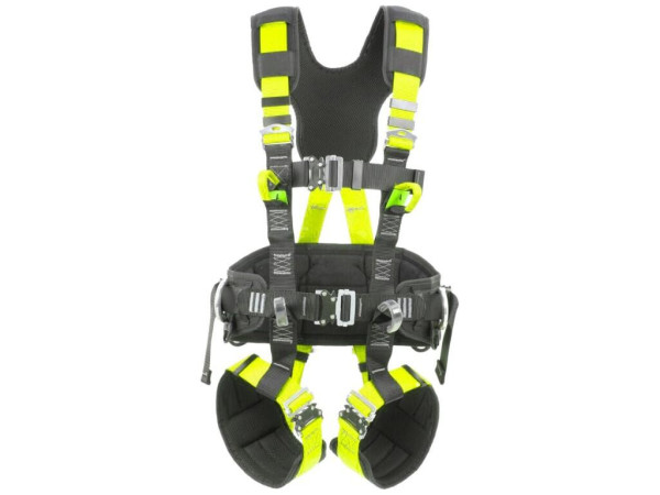 Szelki bezpieczeństwa P-81mX1 PRO w kolorze czarno-żółtym (Hi-vis), rozm. XL