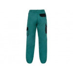 Spodnie CXS LUXY ELENA, damskie, zielono-czarne, rozmiar 52