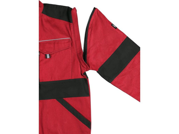 Bluzka CXS LUXY EDA, męska, czerwono-czarna, rozmiar 64