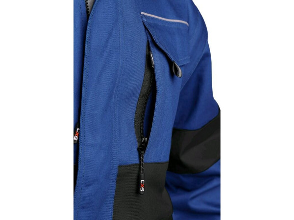 Bluzka CXS LUXY EDA, męska, niebiesko-czarna, rozmiar 50