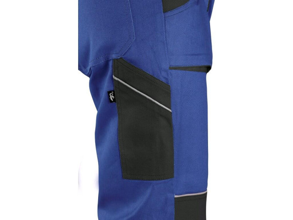 Spodnie CXS LUXY JOSEF, męskie, niebiesko-czarne, rozmiar 58