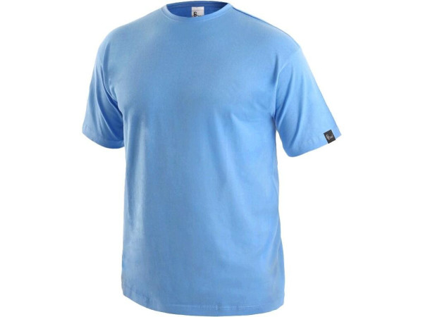 Koszulka CXS DANIEL, krótki rękaw, błękitna, rozmiar M