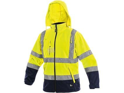 CXS DERBY kurtka ostrzegawcza męska, żółto-niebieska, rozmiar 3XL