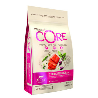 Wellness Core Cat Ocean Adult Sterylizowany łosoś 4kg