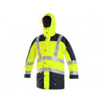Męska żółto-niebieska kurtka ostrzegawcza CXS LONDON 5 w 1, rozmiar 2XL