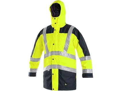 Męska żółto-niebieska kurtka ostrzegawcza CXS LONDON 5 w 1, rozmiar 2XL