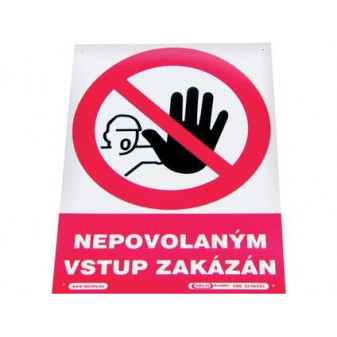 Tabela „Zakaz nieuprawnionego wjazdu”