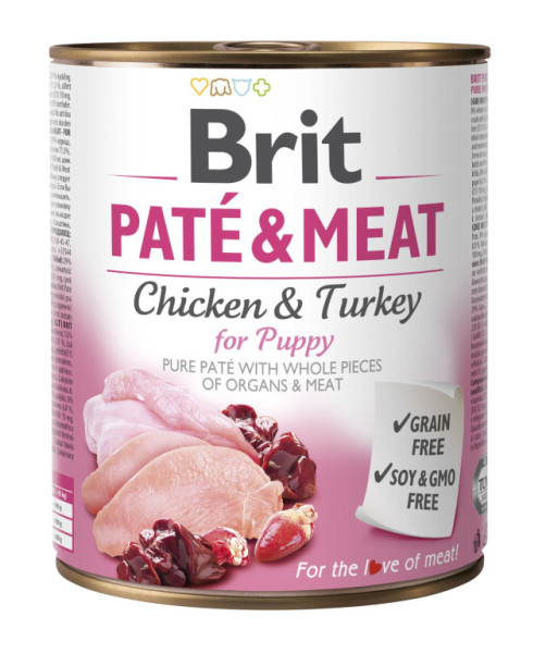 Pasztet Brit & Meat Puppy w puszce 800 g