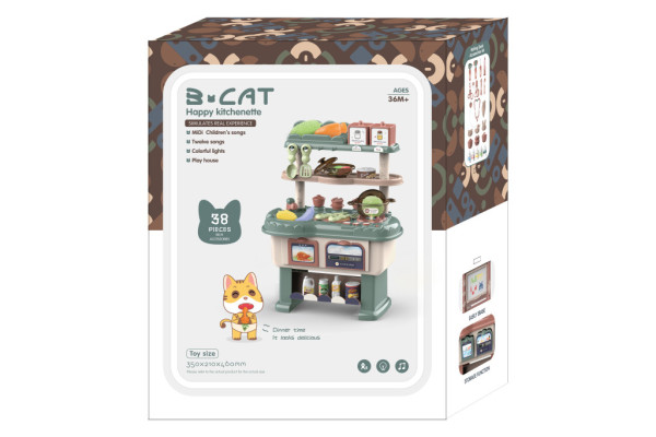 Aga4Kids Plastikowa Kuchnia HAPPY KITCHEN Zielona