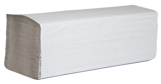 Ręczniki papierowe ZZ 5000, szare, 1 warstwa z recyklingu