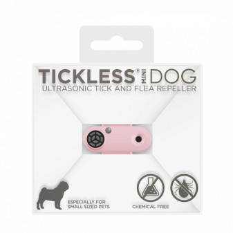 Elektroniczny odstraszacz Tickless Mini Dog - różowy