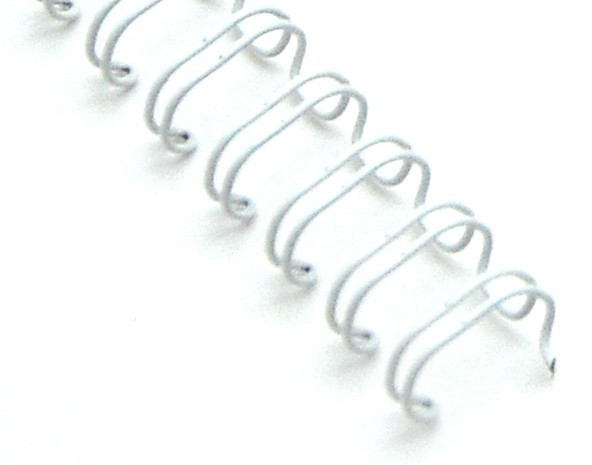 Grzbiet metalowy CN 9,5mm (3/8') biały 100 szt